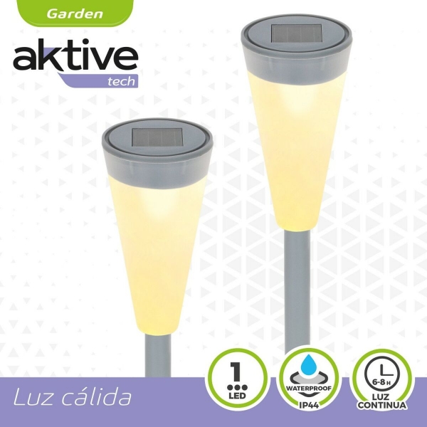 Solar garden lights Aktive Plastic  (24 Units)