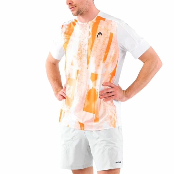 Short Sleeve T-Shirt Head Padel Tech Orange