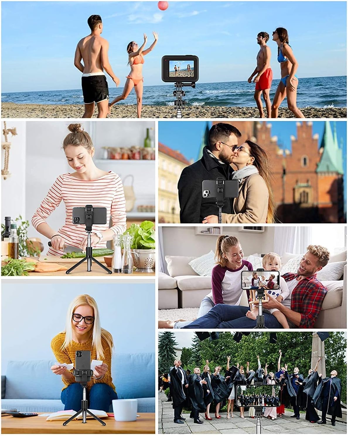 SelfieShow Selfie Stick for Iphone, 106 cm Extendable Selfie Stick Monopod 4 in 1