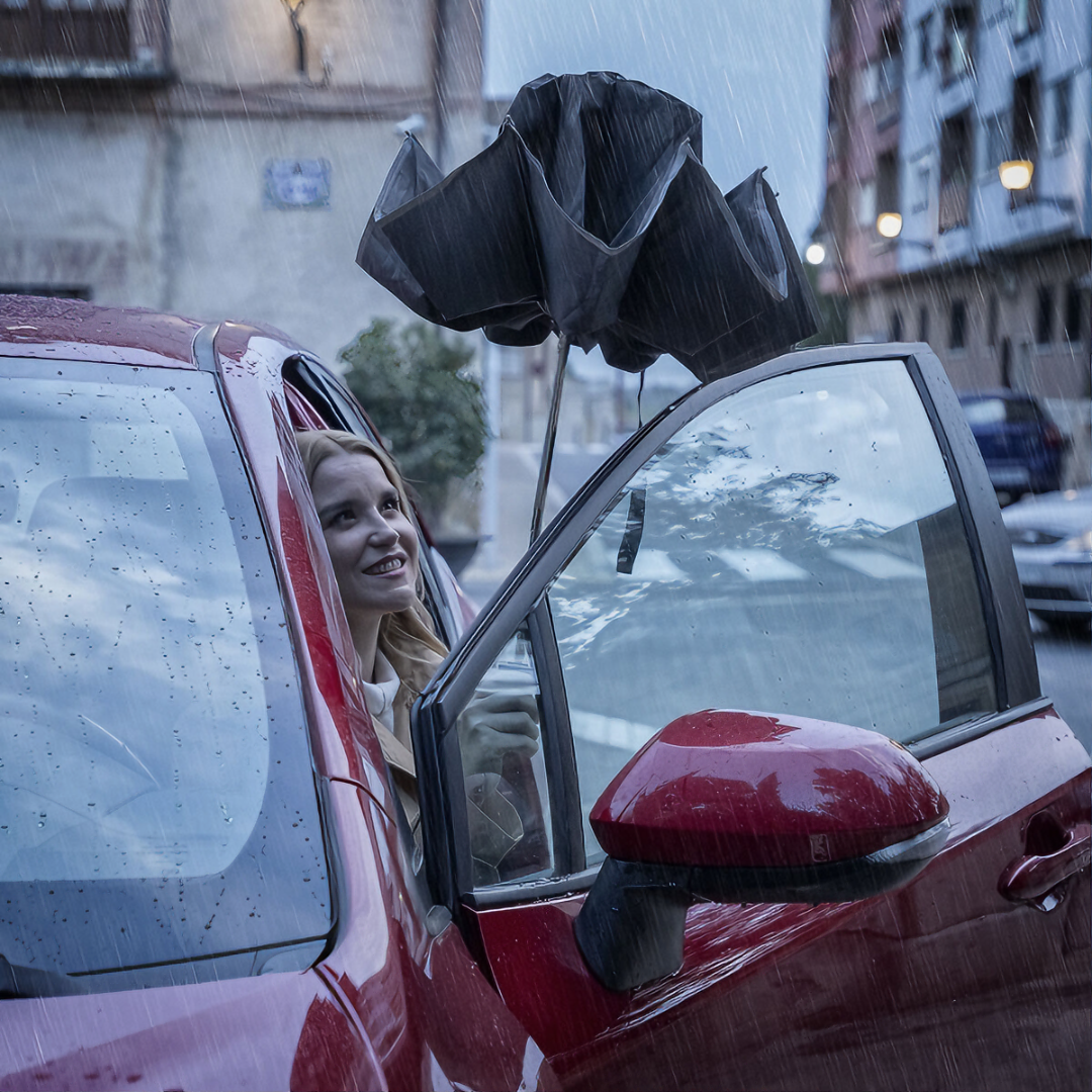 Folding Inverted Umbrella with LED Folbrella