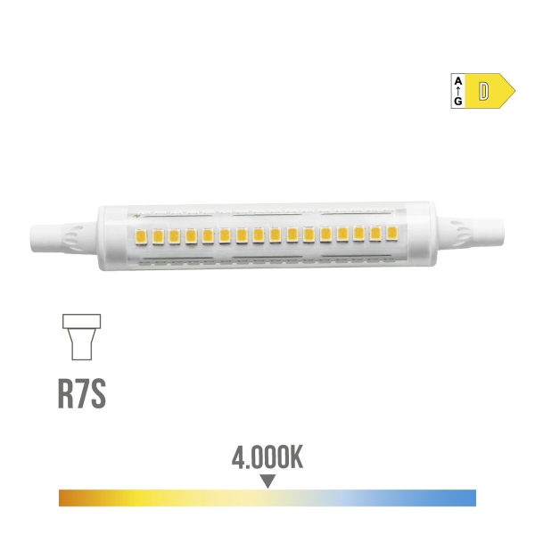 LED lamp EDM Lineal R7s 9 W 1100 Lm 4000 K D Ø 1,5 x 11,8 cm