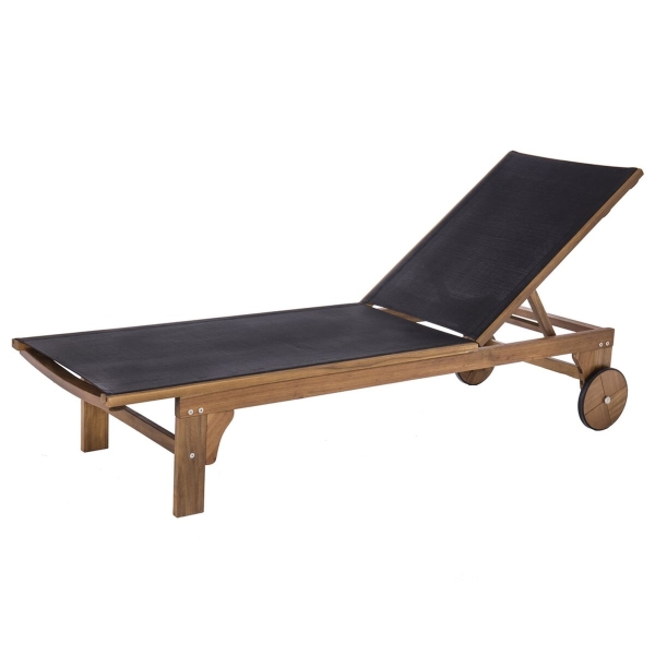 Sun-lounger Nina Nina Black