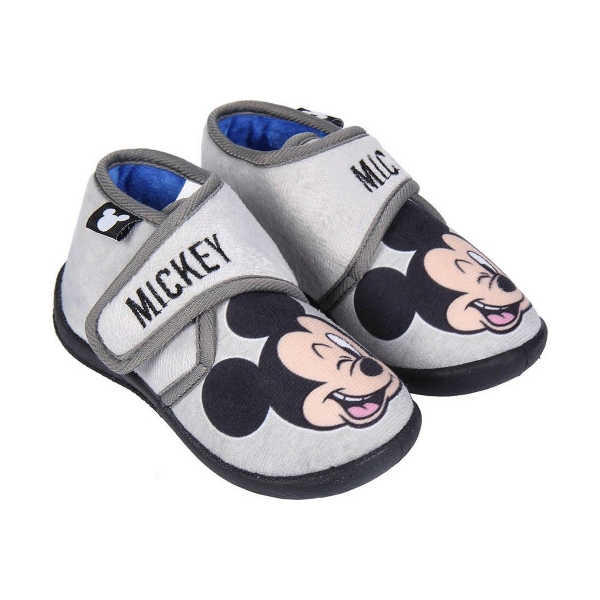 3D House Slippers Mickey Mouse Light grey