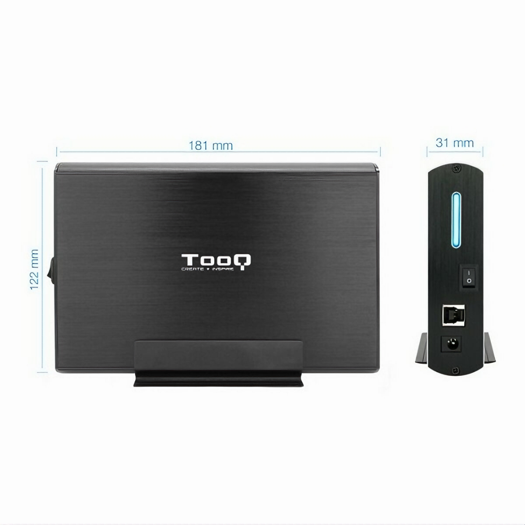 Housing for Hard Disk TooQ TQE-3531B 3,5" USB 3.0