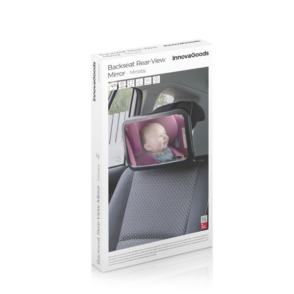 Rearview Baby Mirror for Rear Seat Mirraby