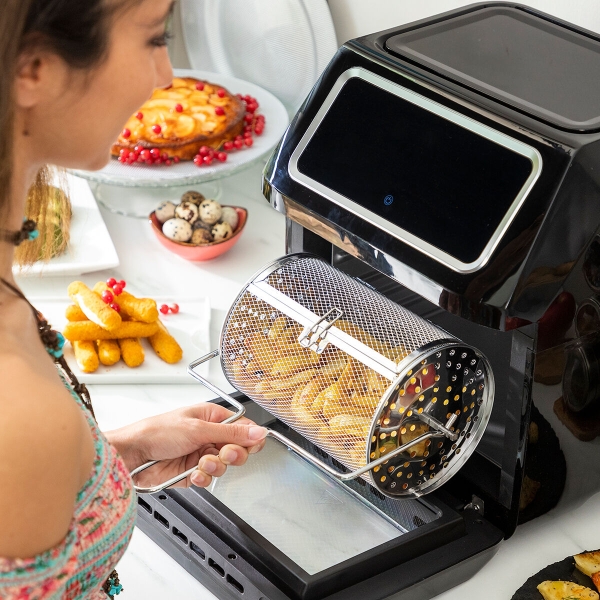 Air Fryer  Fryinn Pro Max 12000 Black 1800 W 12 L Stainless steel