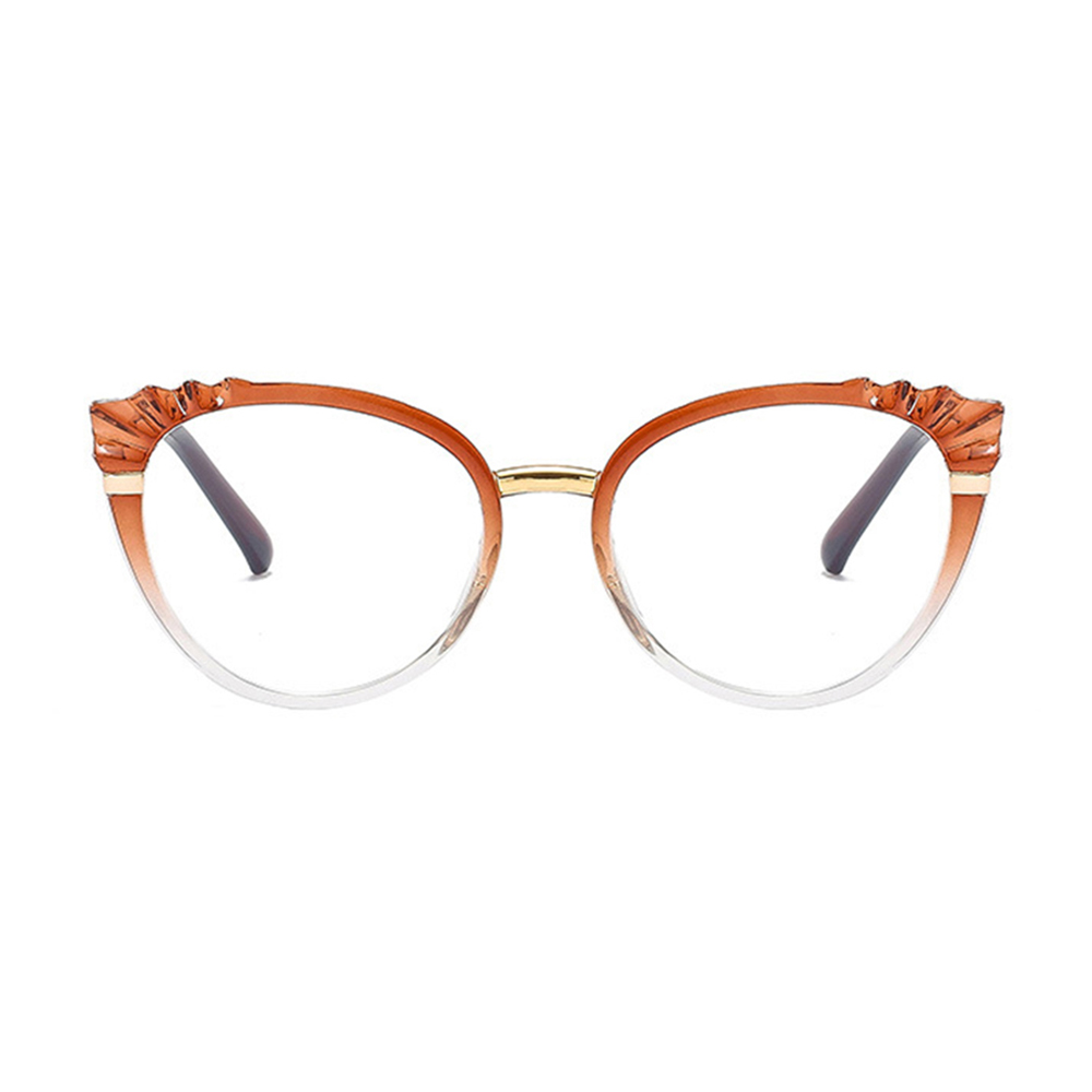 Computer Glasses - Techsuit Reflex Metal (F5020-BRW) - Brown Clear