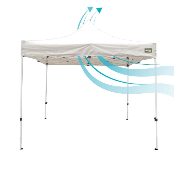 Gazebo Aktive Foldable Adjustable height Steel Polyester