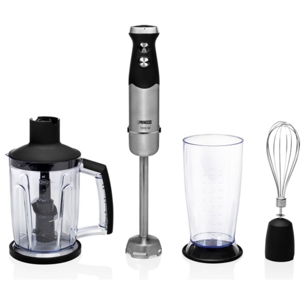 Hand-held Blender Princess Black 1000 W