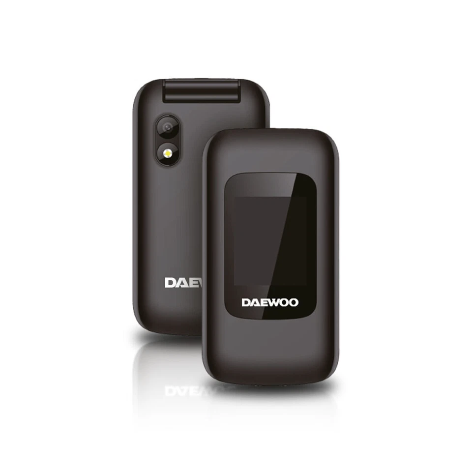 Daewoo 2.8" 32GB Black Senior Cell Phone EU WARRANTY