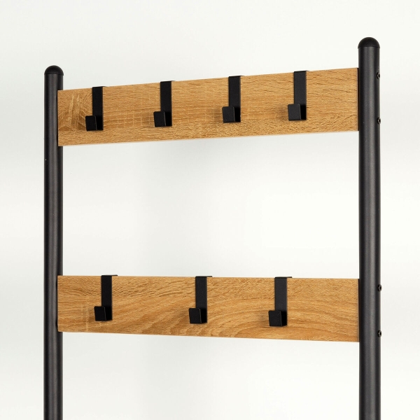 Coat rack with shelf Max