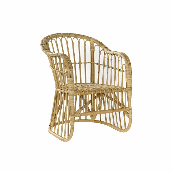 Armchair DKD Home Decor Light brown Rattan