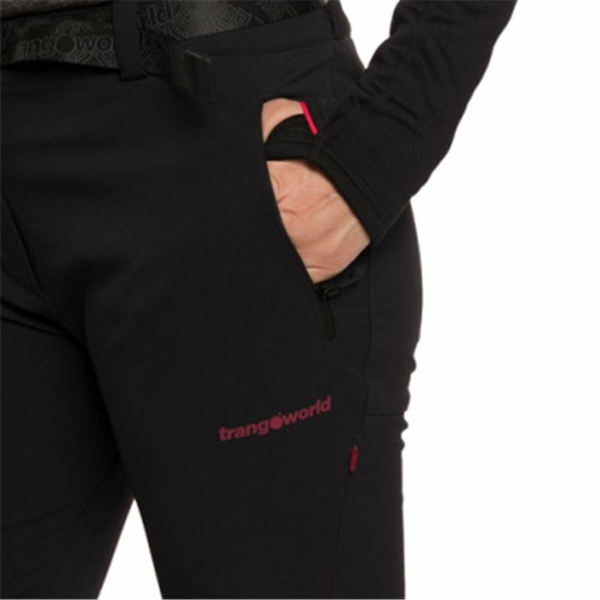 Long Sports Trousers Trangoworld Dunai Dr Black Lady