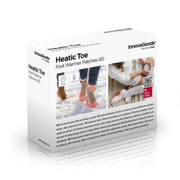 Foot-warming Patches Heatic Toe 10 Units