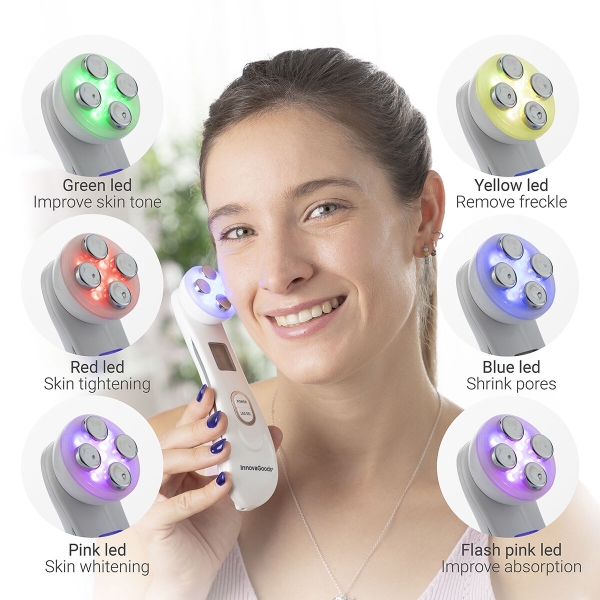 Facial Massager with Radiofrequency, Phototherapy and Electrostimulation Wace