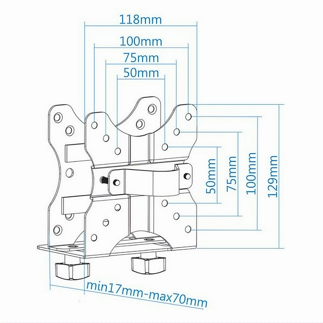 PC Stand TooQ TCCH0001-B 5 Kg Metal