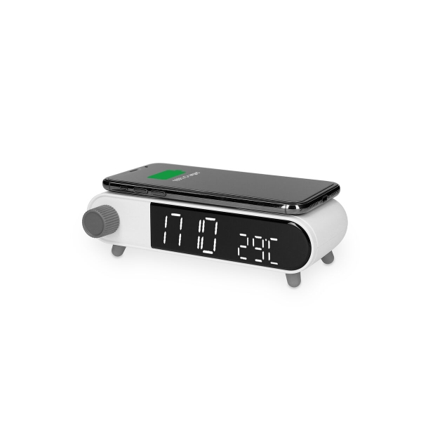 Alarm Clock with Wireless Charger