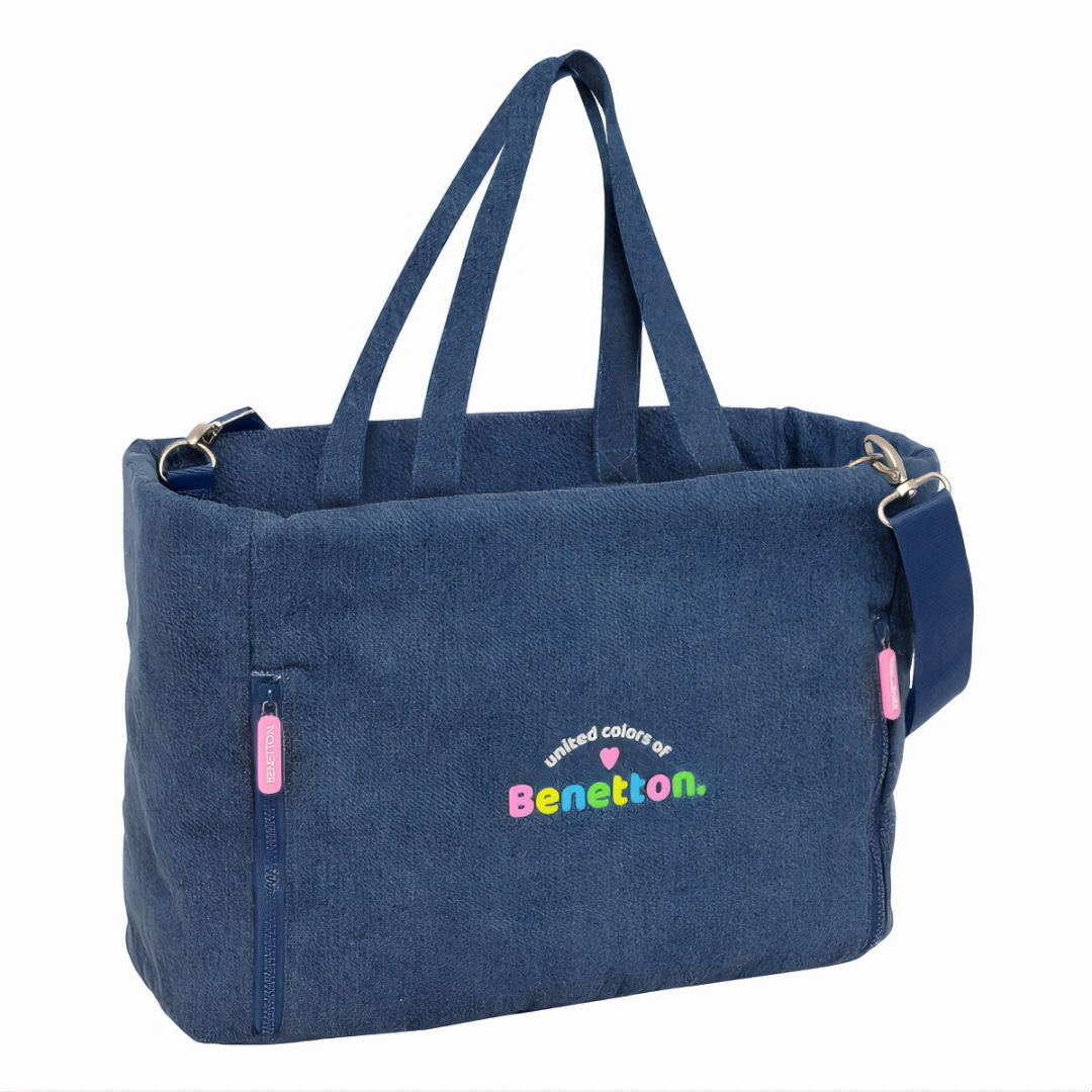 Bag Benetton Denim Blue