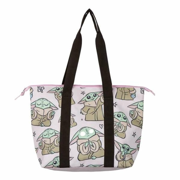 Beach Bag The Mandalorian Pink