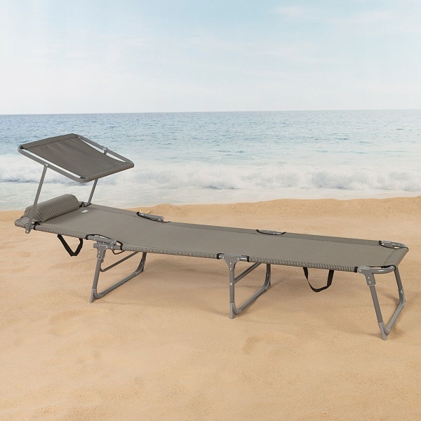 Sun-lounger Aktive Foldable Parasol