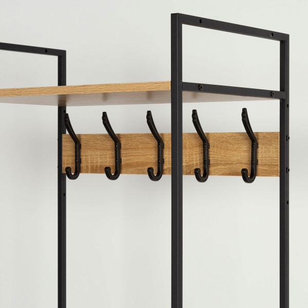 Coat rack with shelf Max Home Steel