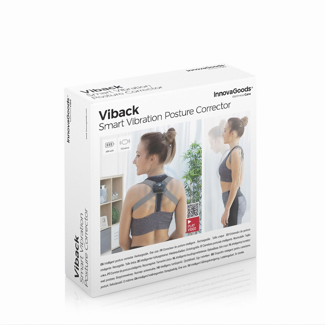 Intelligent Rechargeable Posture Trainer with Vibration Viback