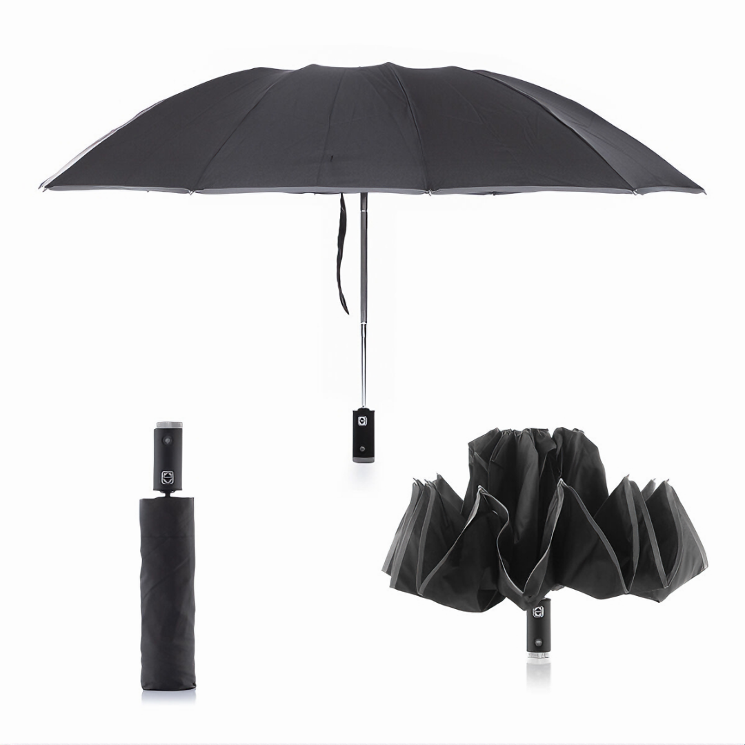 Folding Inverted Umbrella with LED Folbrella