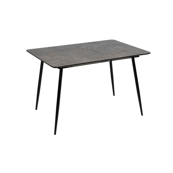 Expandable table Black Grey Iron