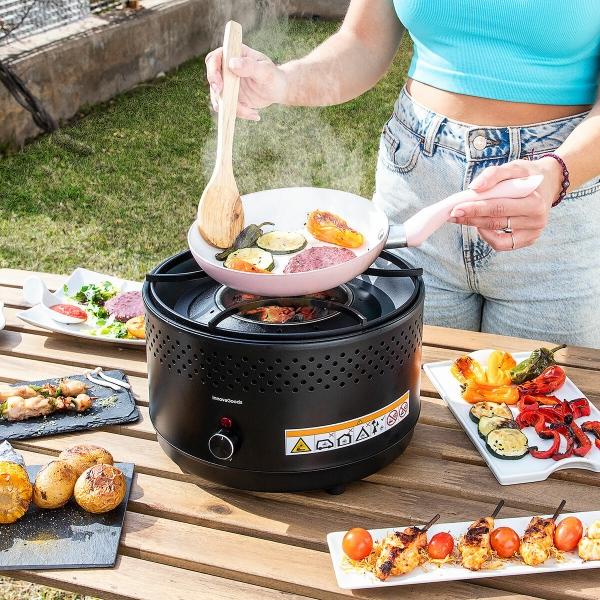 Portable Smokeless Charcoal Barbecue CleanQ