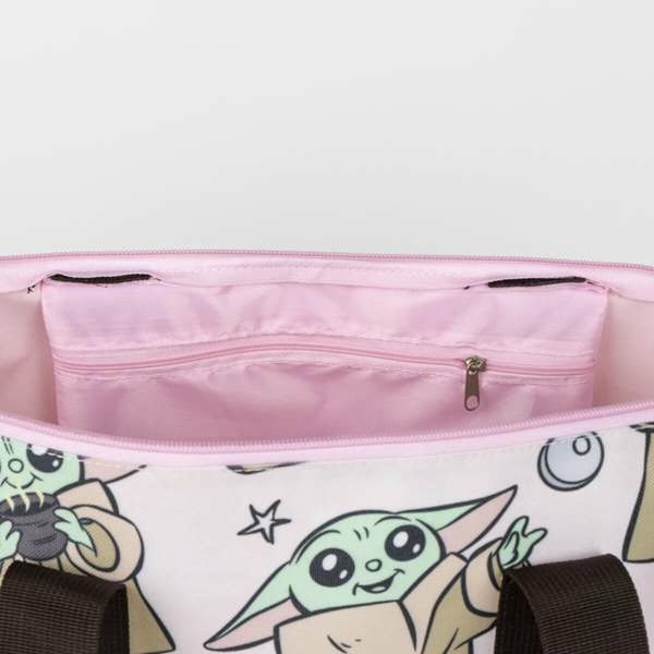 Beach Bag The Mandalorian Pink