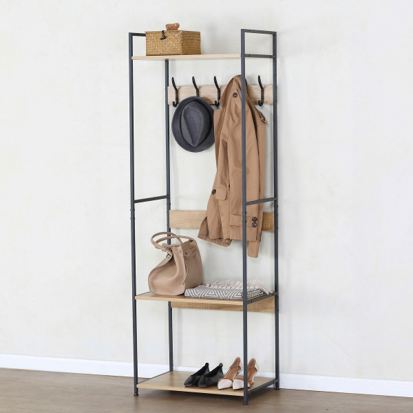 Coat rack with shelf Max Home Steel