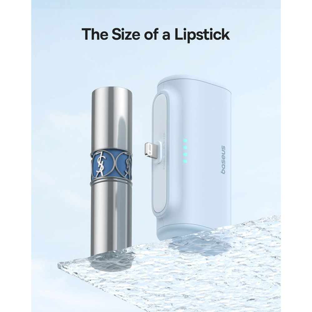 Power Bank for Phone, Lightning, 20W, 5000mAh, Type-C Cable - Baseus (P10068307413-00)