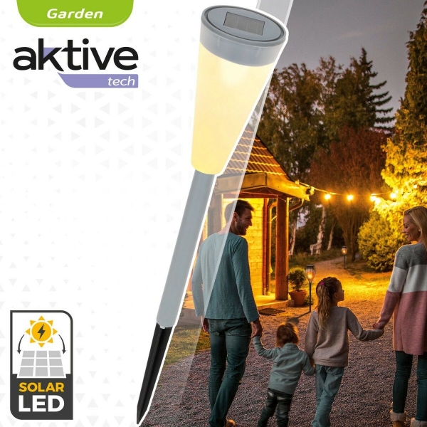 Solar garden lights Aktive Plastic  (24 Units)