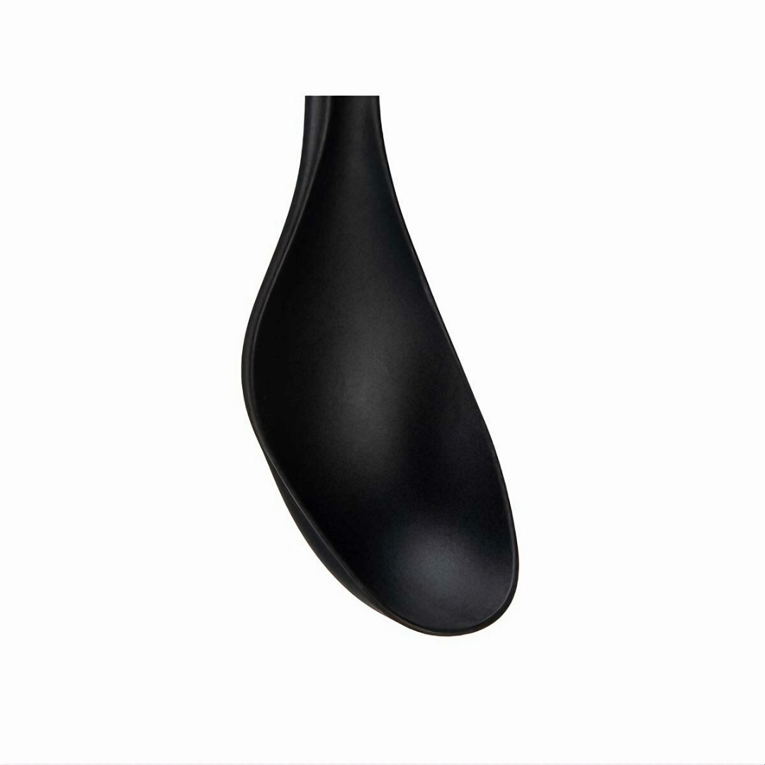 Ladle Black Natural Wood