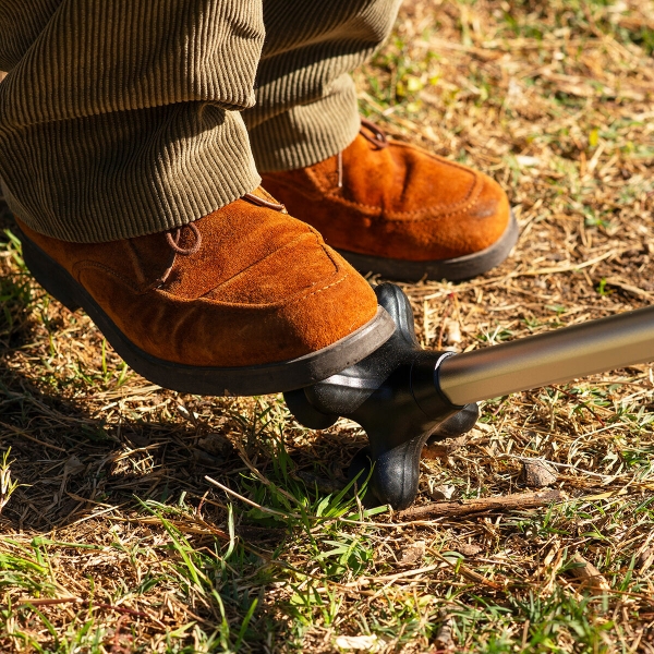 Extendable Walking Stick with LED, Alarm and Grabber Handle