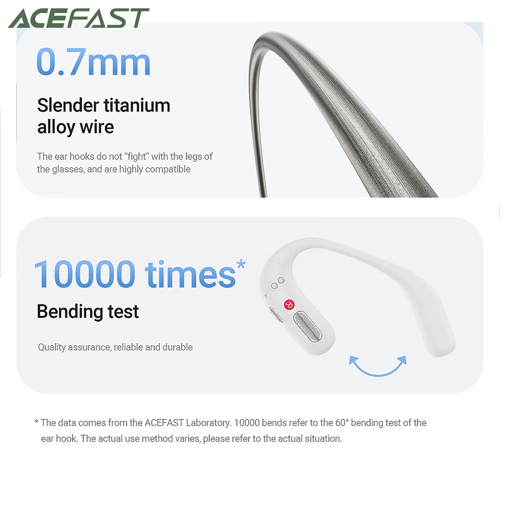 Bluetooth 5.3 Sport Headset, IP54- Acefast (FA002) - Black