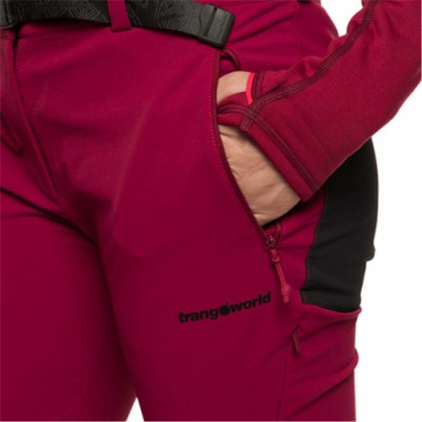 Long Sports Trousers Trangoworld Dunai Dr Crimson Red Lady